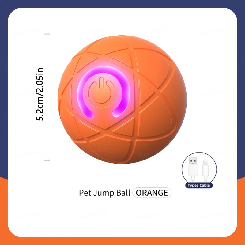 Automatic Moving Dog Toy Ball – Smart Interactive Play Ball for Cats & Dogs