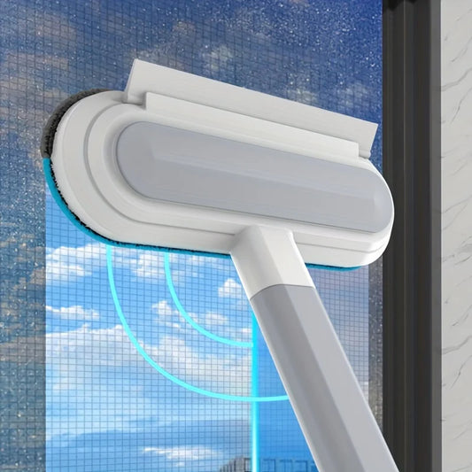 2-in-1 Window Cleaner & Pet Hair Remover Brush