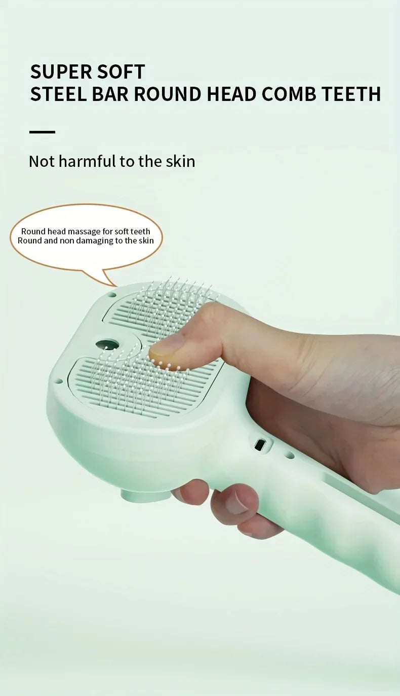 2-in-1 Pet Massage & Hair Straightening Comb