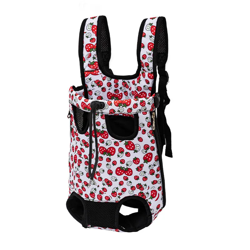 Portable Pet Carrier Bag – Adjustable Travel Backpack