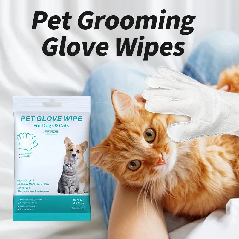 Daily Care Pet Wipes Gloves – Dog & Cat Grooming