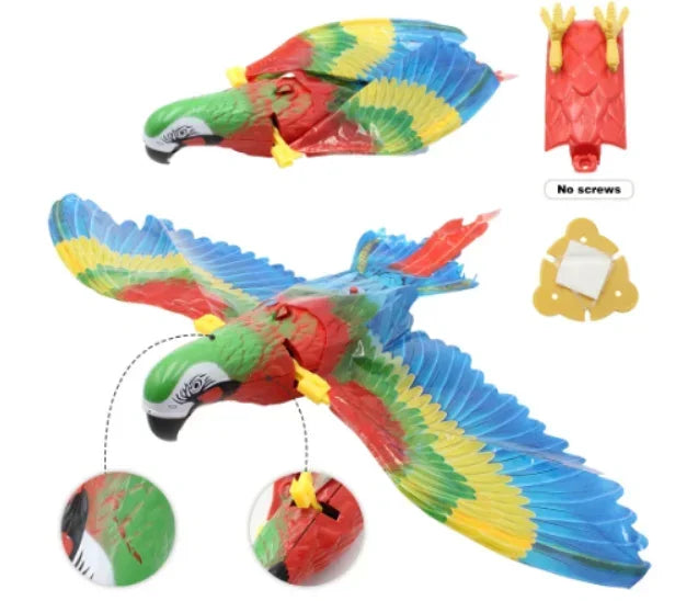 Simulation Flying Bird Cat Toy – Electric Interactive Teaser & Scratch Rope