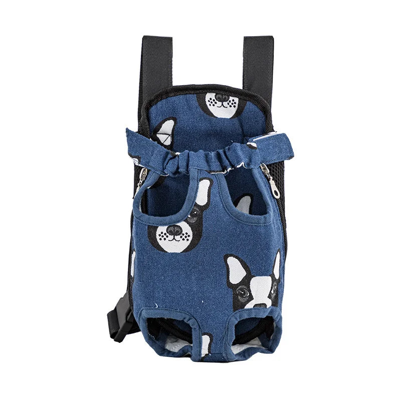 Portable Pet Carrier Bag – Adjustable Travel Backpack