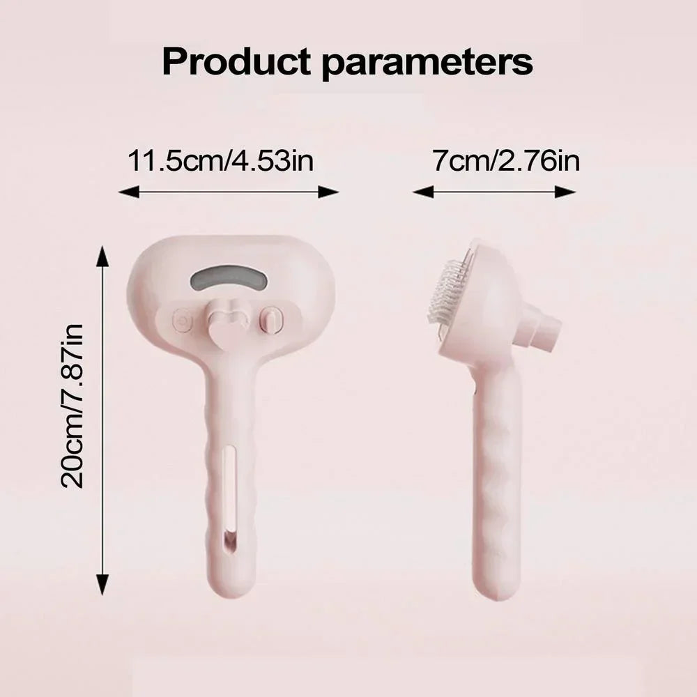 2-in-1 Pet Massage & Hair Straightening Comb