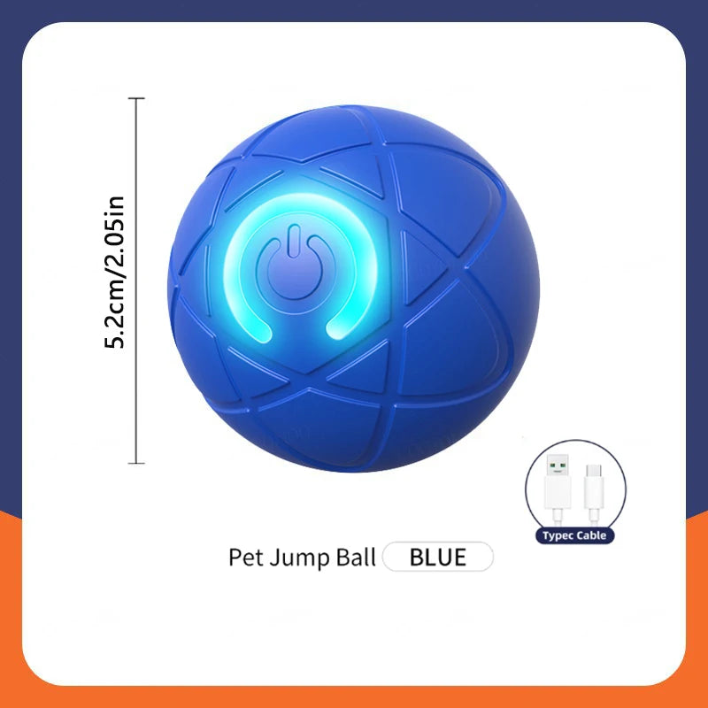 Automatic Moving Dog Toy Ball – Smart Interactive Play Ball for Cats & Dogs