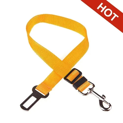 Adjustable Dog Car Harness & Seat Belt Clip
