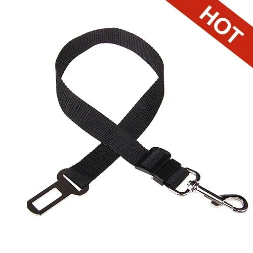 Adjustable Dog Car Harness & Seat Belt Clip