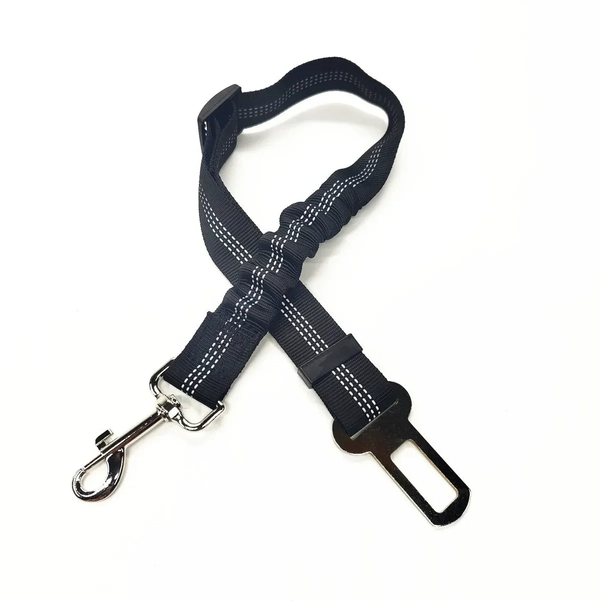 Adjustable Dog Car Harness & Seat Belt Clip