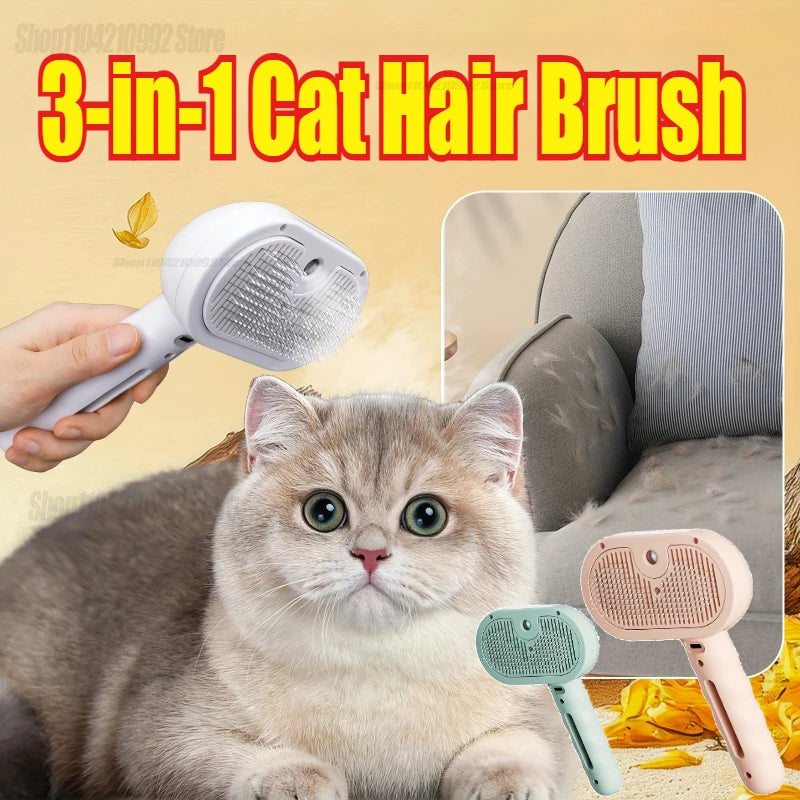 2-in-1 Pet Massage & Hair Straightening Comb