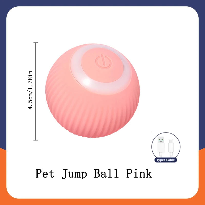 Automatic Moving Dog Toy Ball – Smart Interactive Play Ball for Cats & Dogs