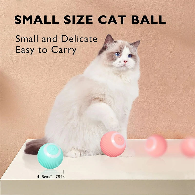 Automatic Moving Dog Toy Ball – Smart Interactive Play Ball for Cats & Dogs