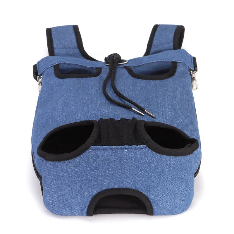 Portable Pet Carrier Bag – Adjustable Travel Backpack