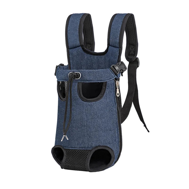 Portable Pet Carrier Bag – Adjustable Travel Backpack