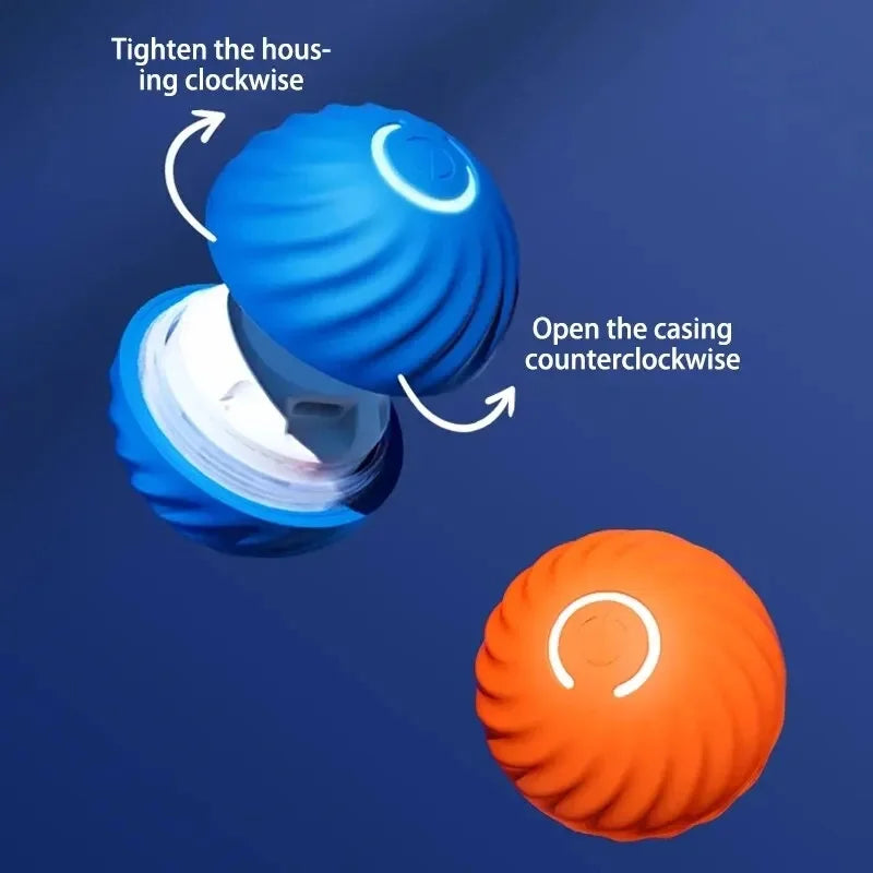 Automatic Moving Dog Toy Ball – Smart Interactive Play Ball for Cats & Dogs