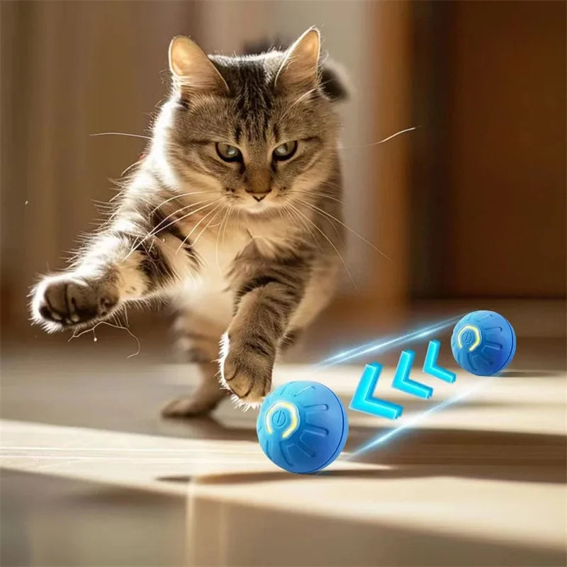Automatic Moving Dog Toy Ball – Smart Interactive Play Ball for Cats & Dogs