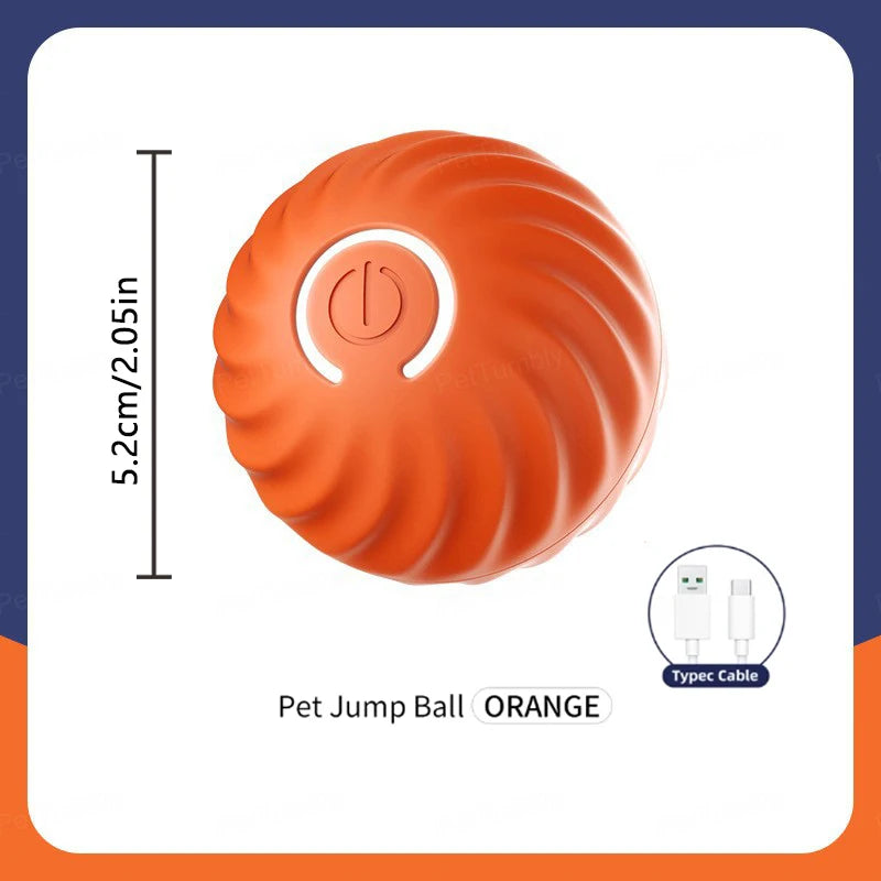 Automatic Moving Dog Toy Ball – Smart Interactive Play Ball for Cats & Dogs