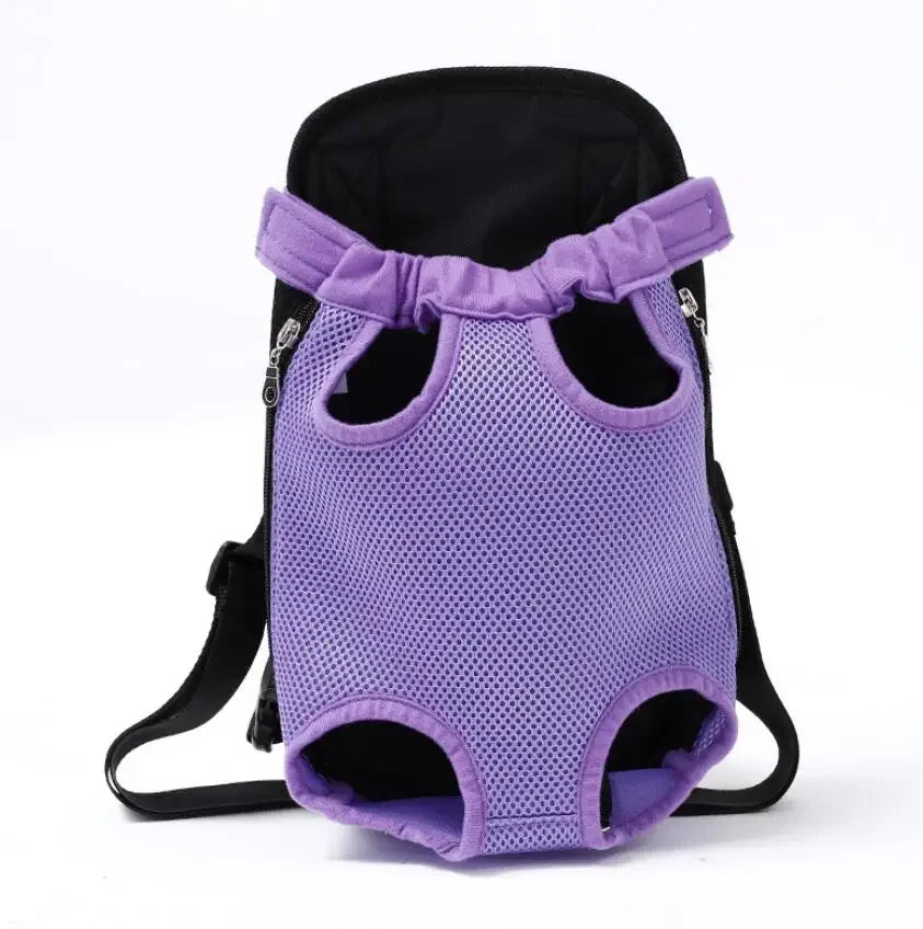 Portable Pet Carrier Bag – Adjustable Travel Backpack