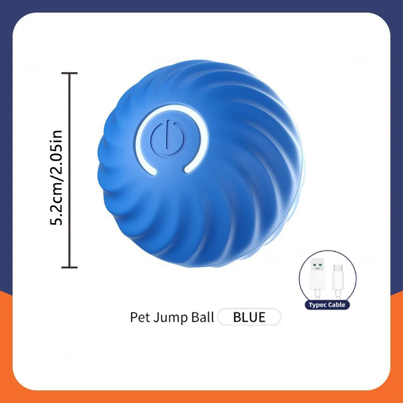 Automatic Moving Dog Toy Ball – Smart Interactive Play Ball for Cats & Dogs