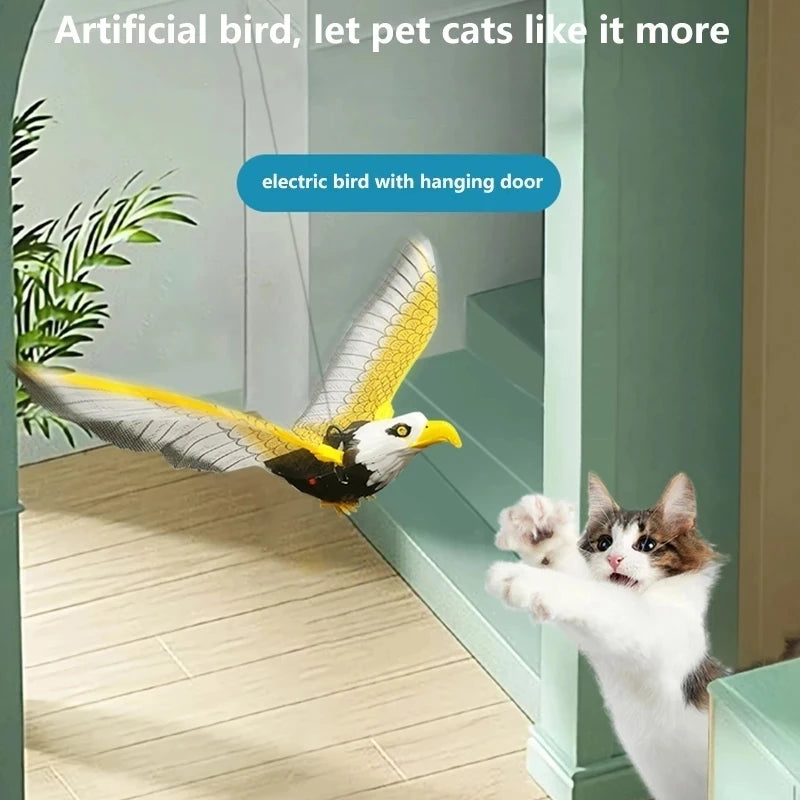 Simulation Flying Bird Cat Toy – Electric Interactive Teaser & Scratch Rope