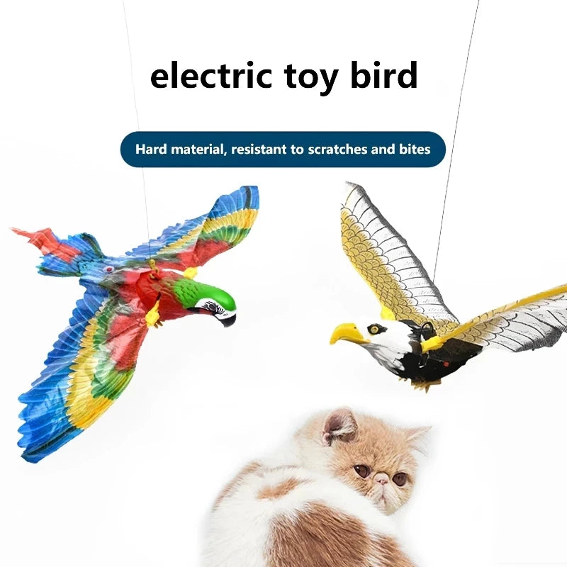Simulation Flying Bird Cat Toy – Electric Interactive Teaser & Scratch Rope