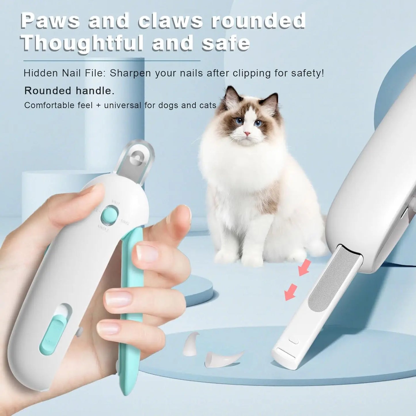 Adjustable Hole Pet Nail Trimmer for Small & Large Pets