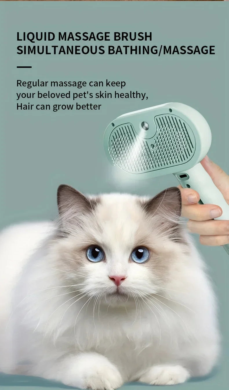 2-in-1 Pet Massage & Hair Straightening Comb