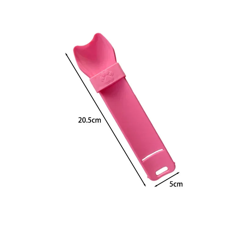 Cat Treat Squeeze Spoon – No-Mess Lickable Feeder