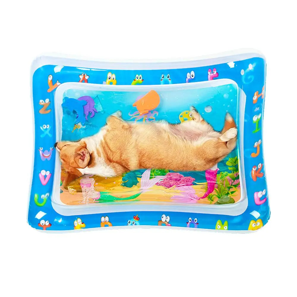 Sensory Water Mat for Cats – Thickened Cooling & Interactive Play Mat