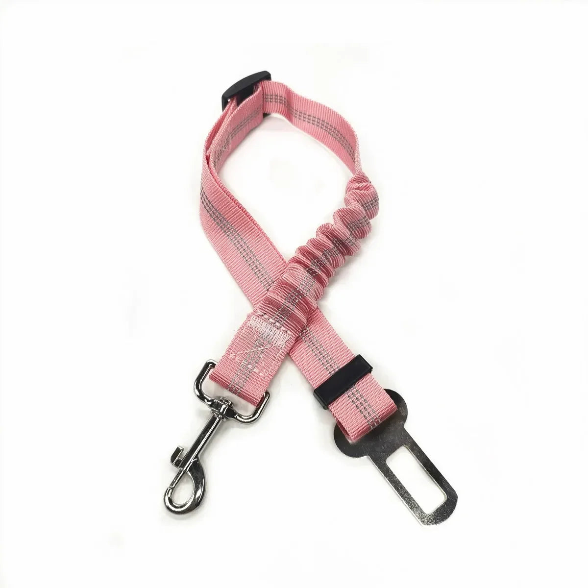 Adjustable Dog Car Harness & Seat Belt Clip