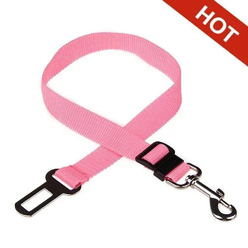 Adjustable Dog Car Harness & Seat Belt Clip
