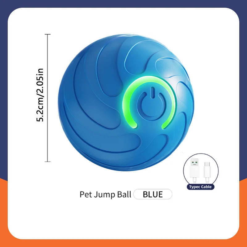 Automatic Moving Dog Toy Ball – Smart Interactive Play Ball for Cats & Dogs