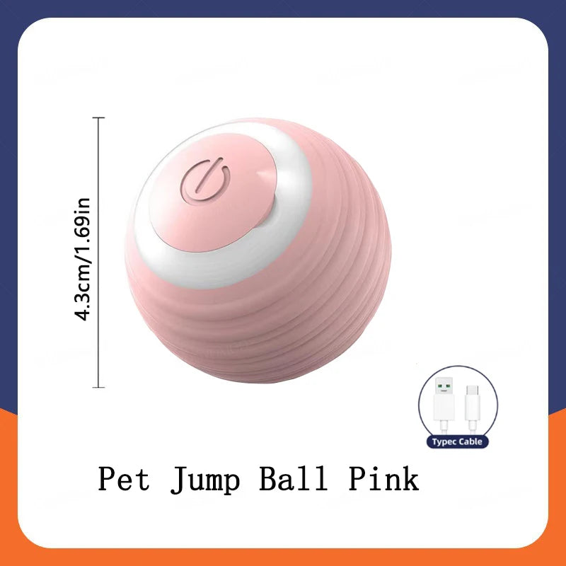 Automatic Moving Dog Toy Ball – Smart Interactive Play Ball for Cats & Dogs