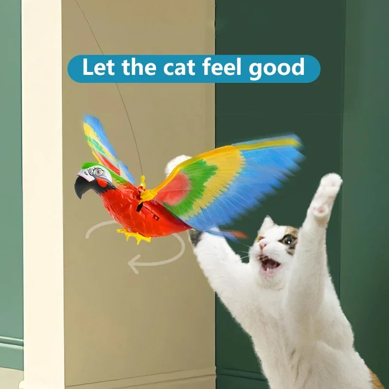 Simulation Flying Bird Cat Toy – Electric Interactive Teaser & Scratch Rope