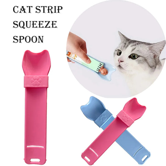 Cat Treat Squeeze Spoon – No-Mess Lickable Feeder