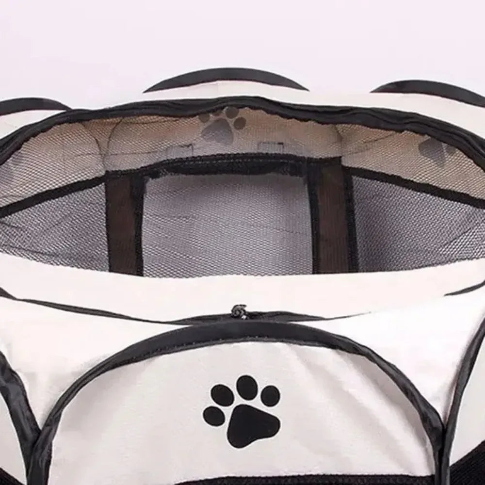Foldable Pet Tent Octagonal Cage – Portable Cat & Small Dog Playpen